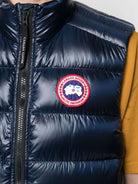 DARK BLUE NYLON CROFTON SLEEVELESS DOWN JACKET Canada Goose