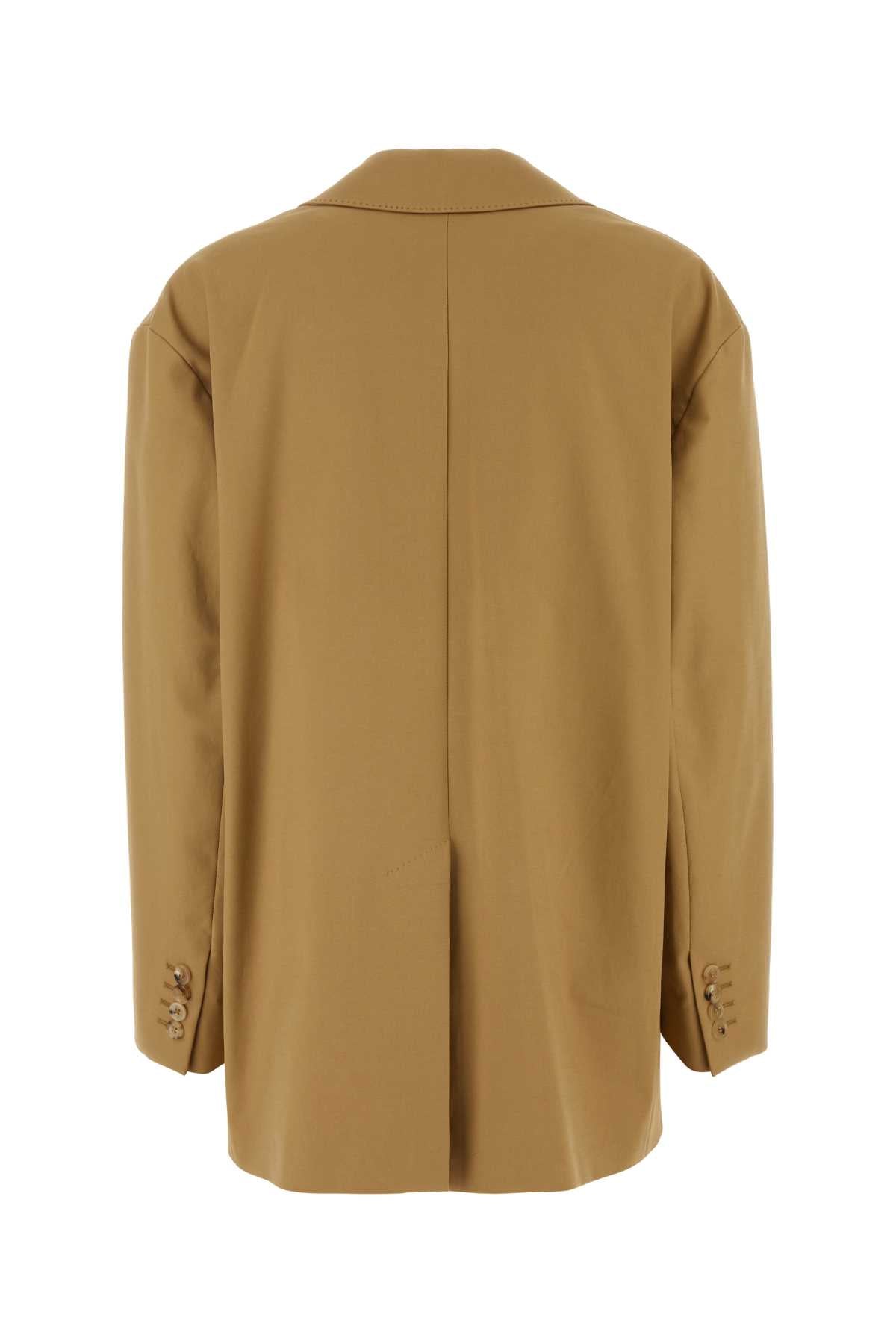 CAMEL STRETCH COTTON MONICA BLAZER Max Mara