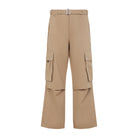 COTTON LINEN CARGO-TROUSERS Jacquemus Camel 50
