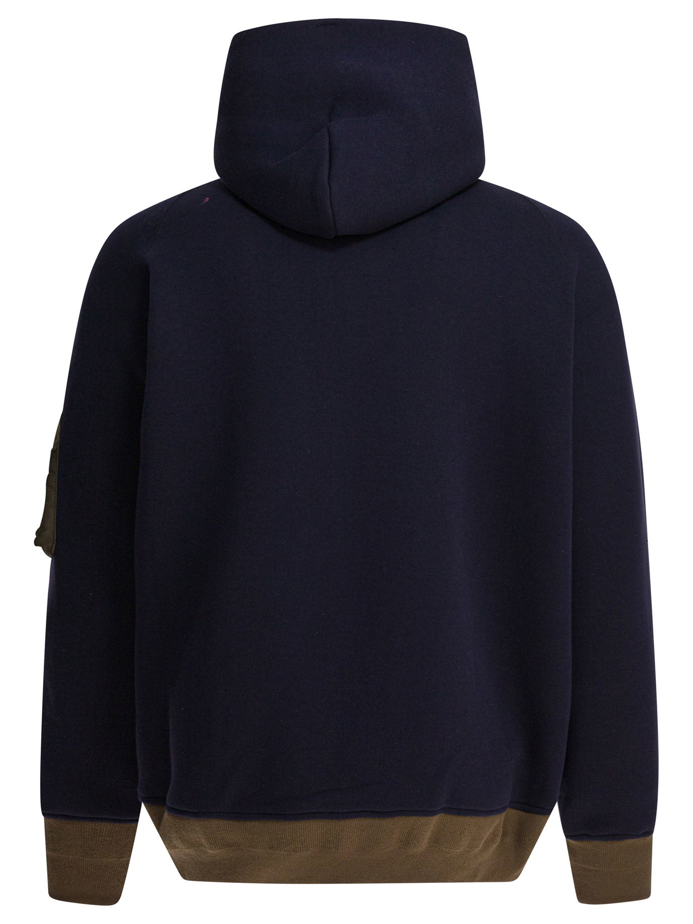 BLUE COTTON POLYESTER SWEATSHIRT Sacai