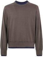 COTTON CASHMERE KNIT PULLOVER Sacai GREEN 2