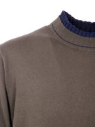 COTTON CASHMERE KNIT PULLOVER Sacai