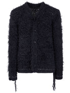 FURRY KNIT CARDIGAN Sacai BLACK 3