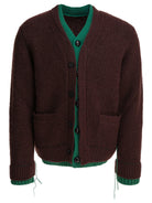 BROWN WOOL KNITWEAR Sacai BROWN 3