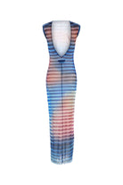 PRINTED TULLE THE AIR DRESS JEAN PAUL GAULTIER