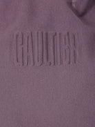 BONDED COTTON CROPPED BAT SLEEVES HOODIE WITH "GAULTIER" EMBOSSING JEAN PAUL GAULTIER