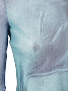 MESH LONG SLEEVES TOP PRINTED "WATER" JEAN PAUL GAULTIER