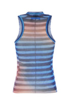 PRINTED TULLE THE AIR TANK TOP JEAN PAUL GAULTIER