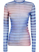 MESH TOP WITH AIR PRINT JEAN PAUL GAULTIER MULTICOLOUR XS