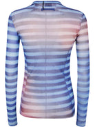 MESH TOP WITH AIR PRINT JEAN PAUL GAULTIER