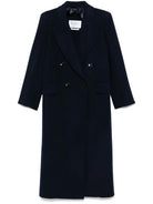 DOUBLEBREASTED COAT ALBANIA1234 Max Mara BLUE 40