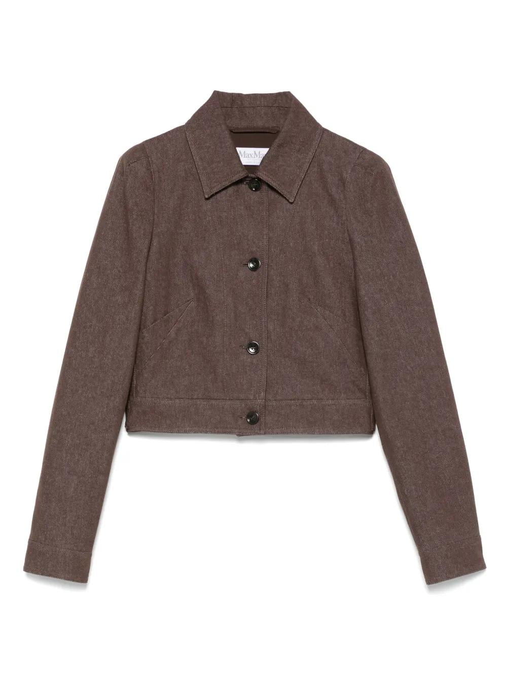 CARP JACKET COTTON Max Mara BROWN 40