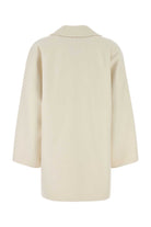 IVORY WOOL BLEND ORMA COAT Max Mara