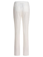 TRIACETATE WHITE TROUSERS MAX MARA PIANOFORTE