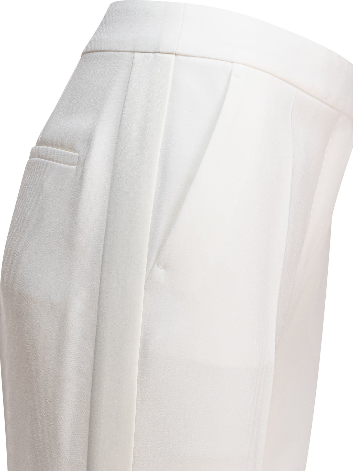 TRIACETATE WHITE TROUSERS MAX MARA PIANOFORTE