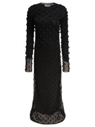 BLACK POLYESTER DRESS MAX MARA SPORTMAX BLACK S