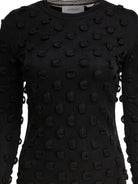 BLACK POLYESTER DRESS MAX MARA SPORTMAX