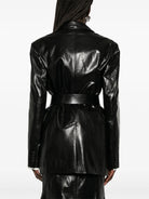 LEATHER JACKET WITH BELT MAX MARA SPORTMAX