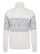 TURTLE NECK CENTRAL EMBROIDER SWEATER BARBA Napoli