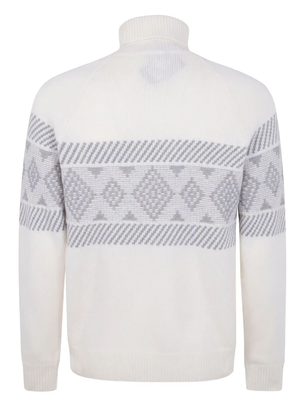 TURTLE NECK CENTRAL EMBROIDER SWEATER BARBA Napoli