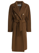 "101801" COAT Max Mara BROWN 36