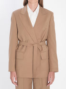 BLAZER IN WOOL CANVAS Max Mara BEIGE 40