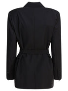 BLACK WOOL JACKET Max Mara