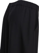 BLACK ELASTANE TROUSERS Max Mara