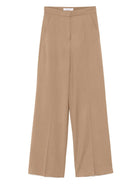 HIGH-WAIST TROUSERS IN VIRGIN WOOL Max Mara BROWN 44