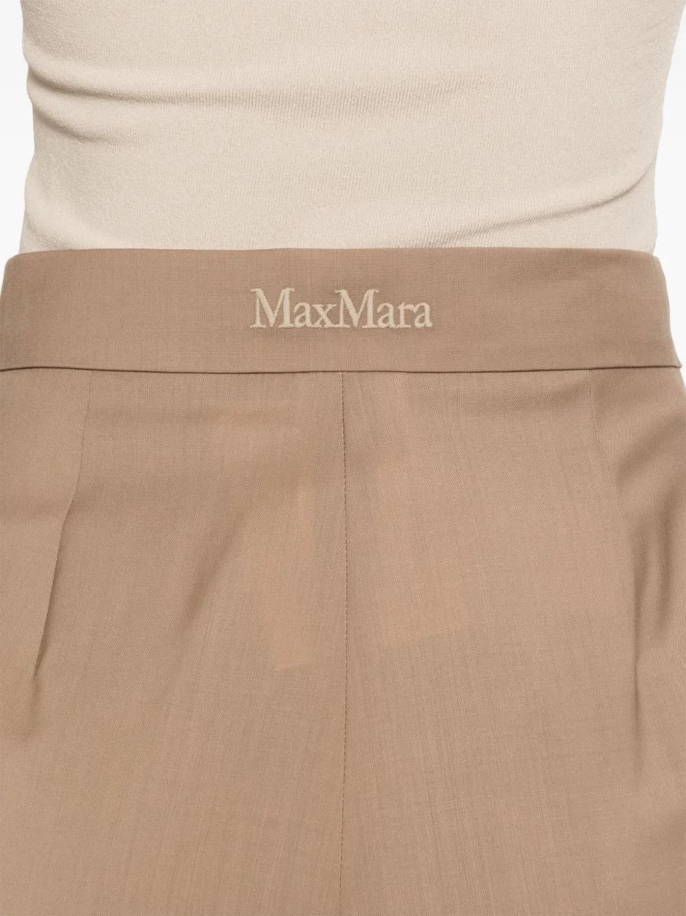 HIGH-WAIST TROUSERS IN VIRGIN WOOL Max Mara