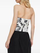 FLORAL PRINT BUSTIER TOP Max Mara
