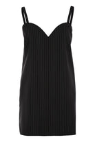 ELAM - PINSTRIPE WOOL CLOTH DRESS Max Mara BLACK 40