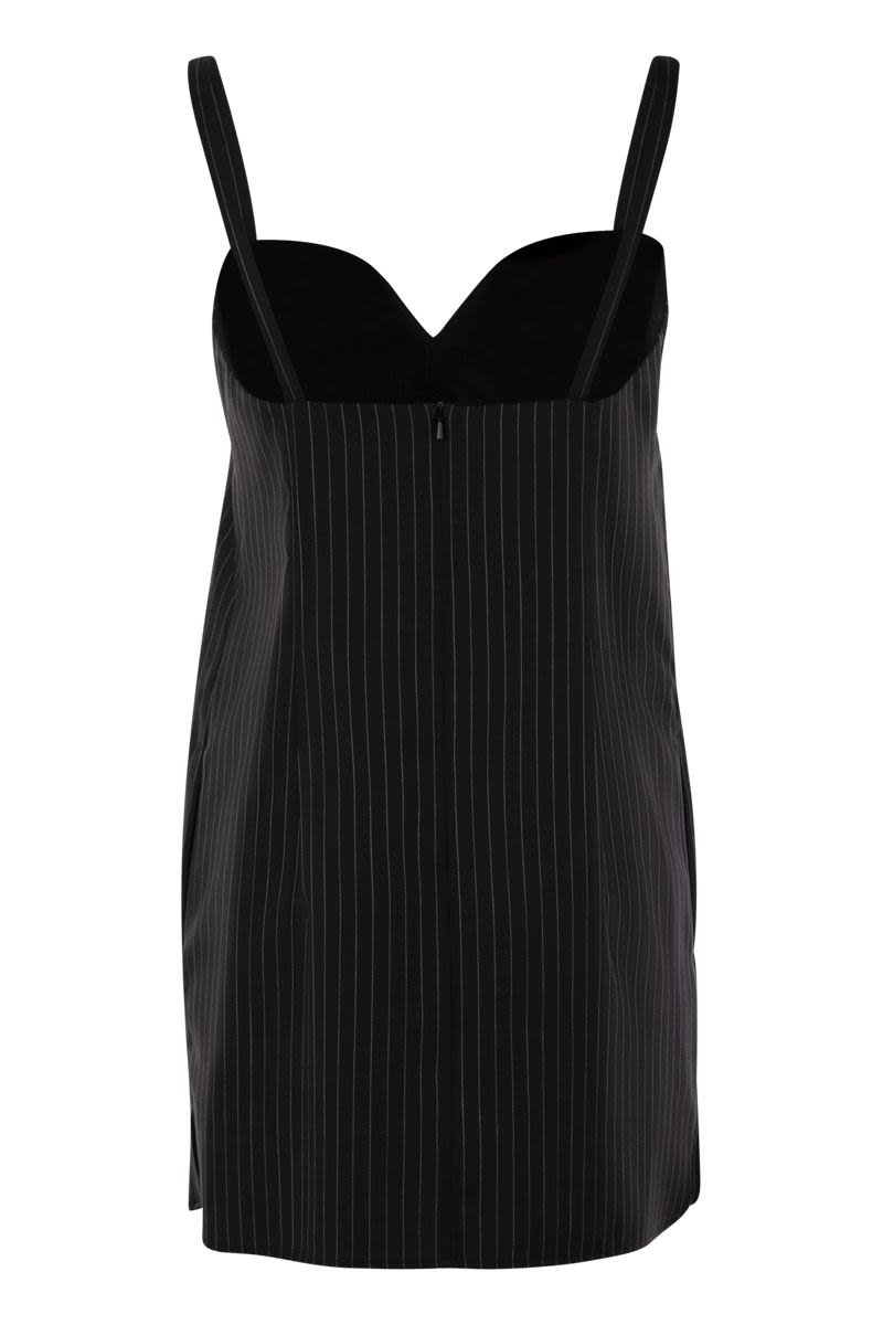 ELAM - PINSTRIPE WOOL CLOTH DRESS Max Mara