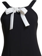 BLACK POLYESTER DRESS MAX MARA PIANOFORTE