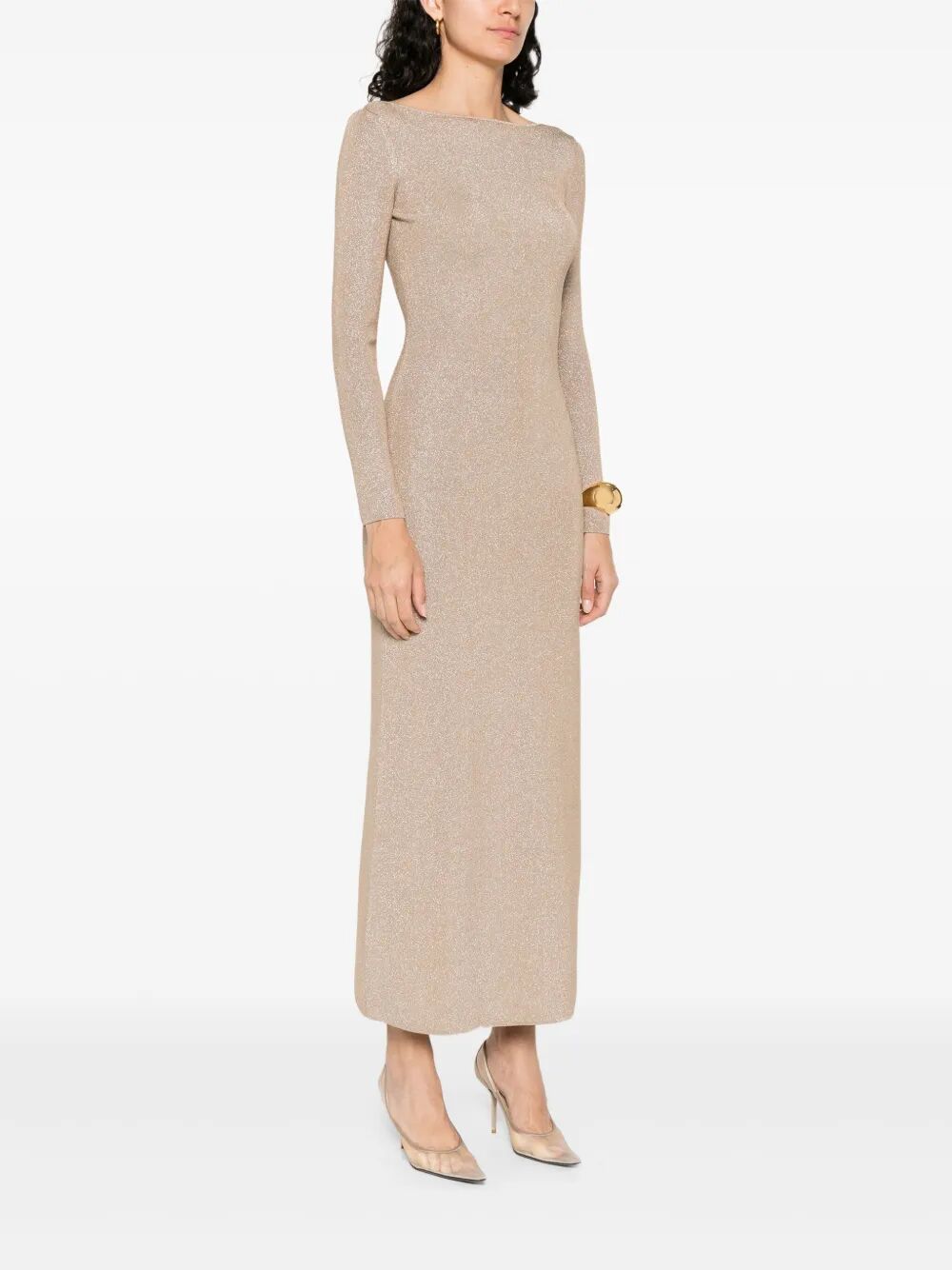 BRACCO - VISCOSE AND LUREX SLIM DRESS Max Mara