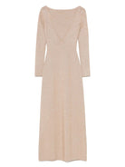 BRACCO - VISCOSE AND LUREX SLIM DRESS Max Mara BEIGE XS