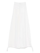 NIGERIA - TROUSERS IN WOOL YARN Max Mara WHITE XS