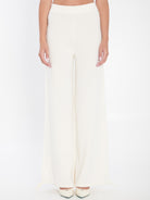 TROUSERS IN WOOL YARN Max Mara WHITE S