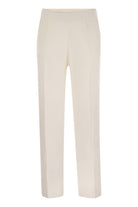 ARNO - VISCOSE AND WOOL TROUSERS Max Mara IVORY S