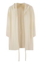 HOODIE CARDIGAN KNIT "ASTER " Max Mara WHITE XS