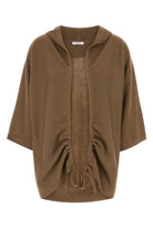 HOODIE CARDIGAN KNIT "ASTER " Max Mara BROWN S