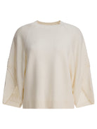WHITE CASHMERE KNITWEAR Max Mara WHITE S