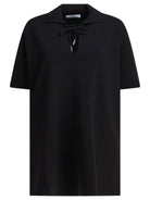 BLACK POLYAMIDE TOP Max Mara BLACK S