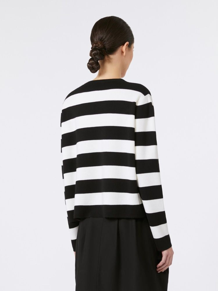 VITERBO - WOOL SWEATER WITH EMBROIDERY Max Mara