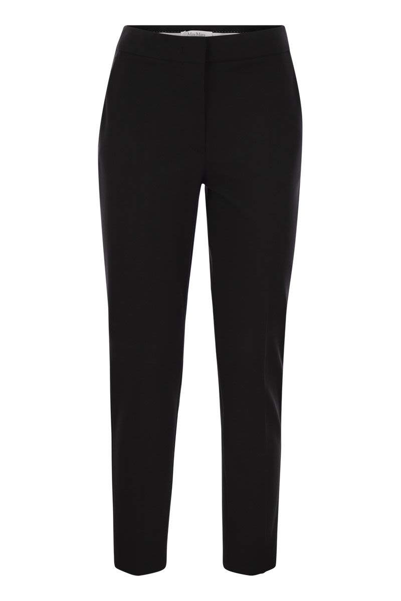 PEGNO - VISCOSE JERSEY TROUSERS Max Mara BLACK 42
