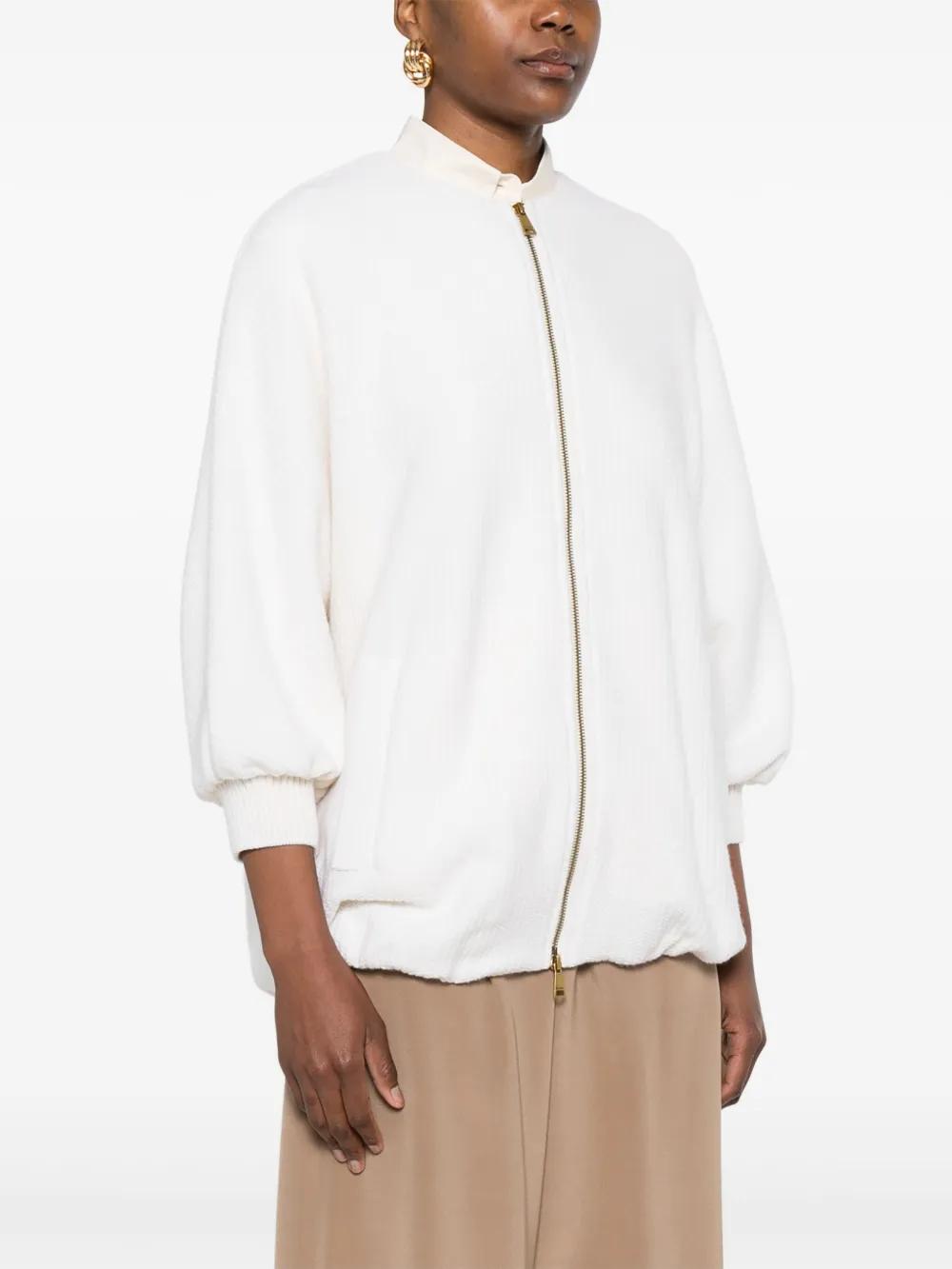 IVORY WOOL BLEND CIRINO JACKET Max Mara