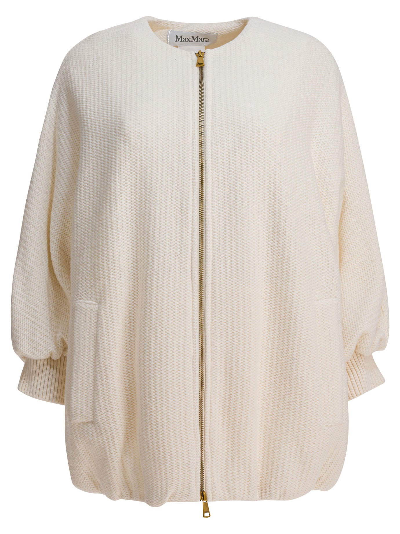 WHITE CASHMERE JACKET Max Mara WHITE 42