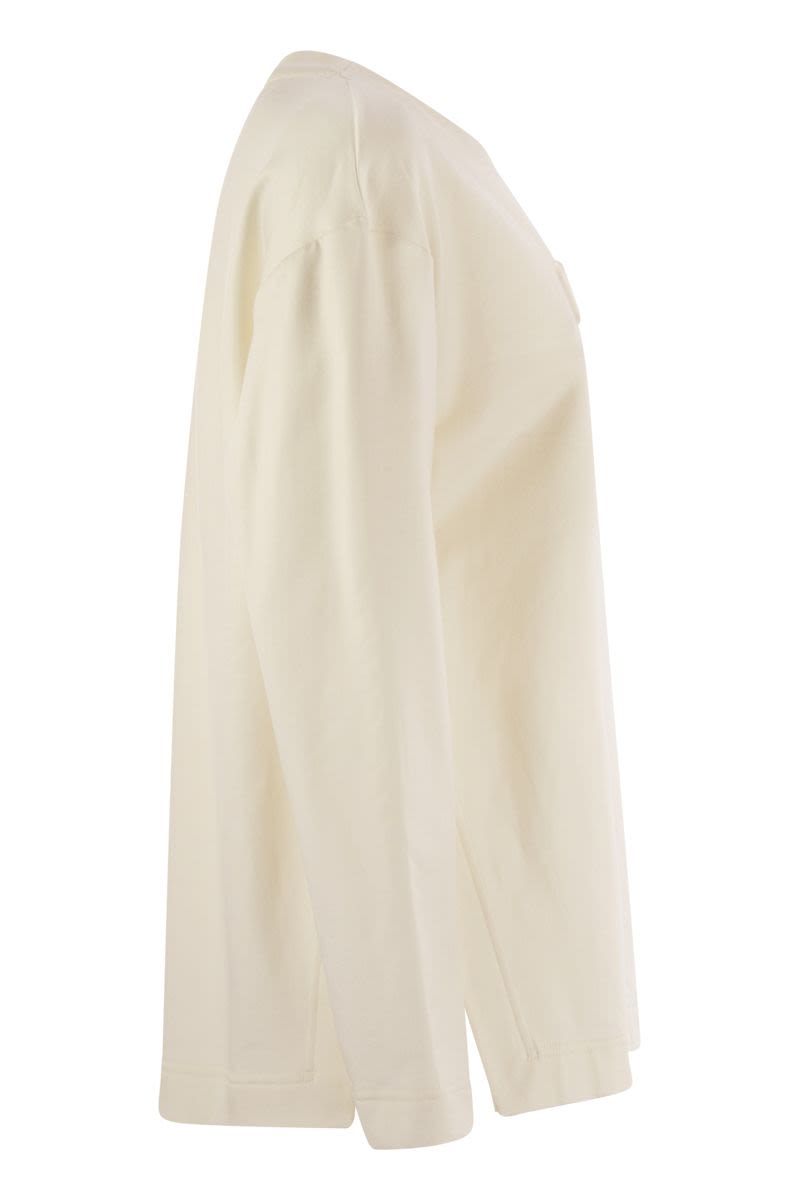 BERMA - SILK AND COTTON SWEATSHIRT Max Mara