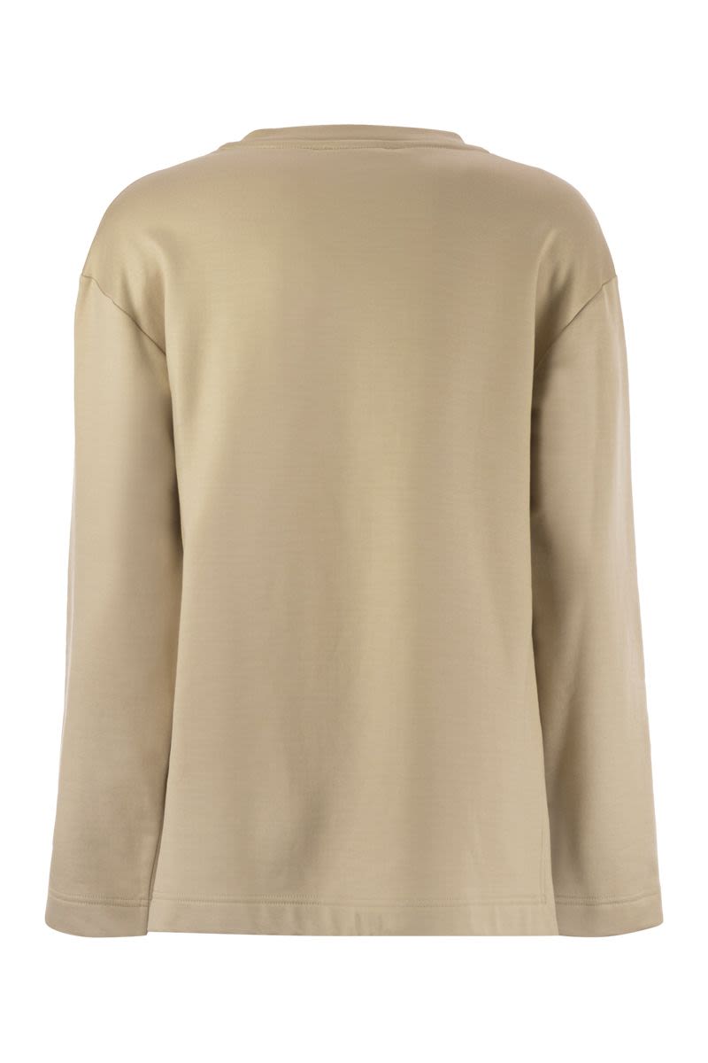 BERMA - SILK AND COTTON SWEATSHIRT Max Mara