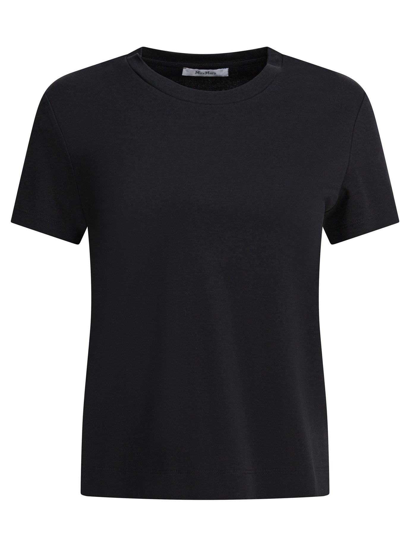 BLACK COTTON T-SHIRT Max Mara BLACK XS